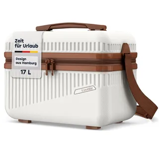 Travelite Bali Beautycase White / Cognac