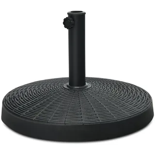 Costway Schirmständer Stahl Schwarz