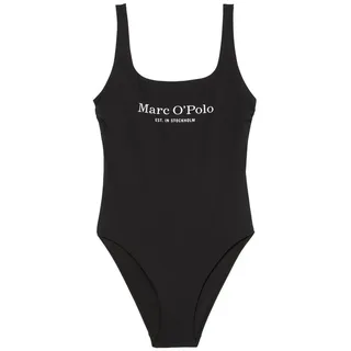 Marc O'Polo Badeanzug Stockholm (Essentials) Bade-Anzug Schwimmen bauchweg schwarz M