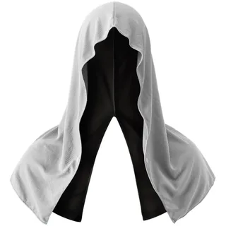 Pitadue Schnell trocknendes Kühlhandtuch, Kopftuch für Sport, Camping, Strand, Fitnessstudio, Workout, Radfahren, verstellbare Größe, Zubehör für heißes Wetter, Kühlhandtuch für Sport, grau - Einheitsgröße