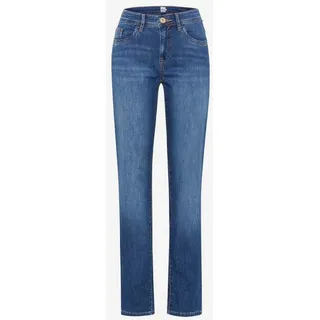 Brax Damen Five-Pocket-Hose Style CAROLA S USED STONE BLUE, denim blau, 44