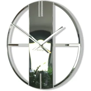 Einzigartige Metall-spiegel-wanduhr, 50 Cm
