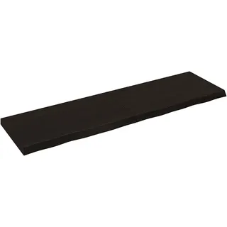 vidaXL Wandregal 180 x 50 x 6 cm Dunkelbraun
