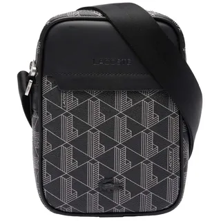 Lacoste The Blend Umhängetasche Leder Schwarz