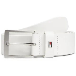 Tommy Hilfiger Gürtel ADAN Leder 3,5 cm breit weiß 130