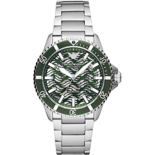 Emporio Armani Herren Automatisch 3 Zeiger Uhr mit Armband AR60061