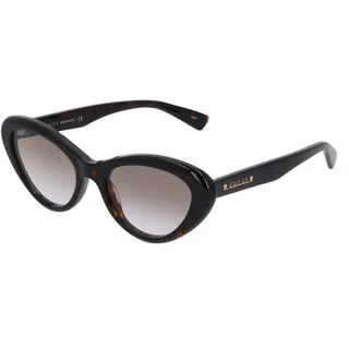 Gucci GG1170S Damen-Sonnenbrille Vollrand Butterfly Kunststoff-Gestell, braun