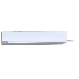 Deine Möbel 24 ARCO 08 Hängeregal 80 x 15 x 20 cm Weiß