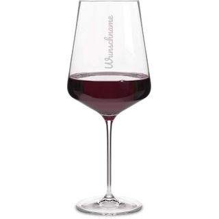 Leonardo Rotweinglas XXL 750 ml individuelle Gravur Geschenkidee für Frauen Weinglas - Schriftzug Name