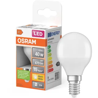 Osram LED-Birne 5,5W E14 470 lm warmweiß
