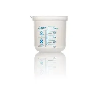 RS PRO PP Messbecher mit Skala, Ø 51mm / 50ml, Packung a 10 Stück
