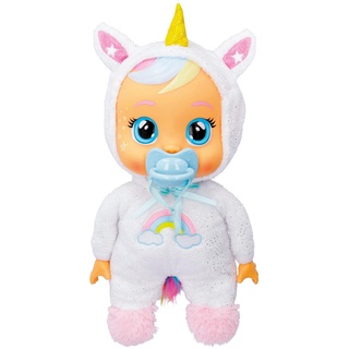 Cry Babies Goodnight Dreamy - Interaktive weiche Kuschelpuppe, Schlafenszeitpuppe mit Nachtlicht und Schlafliedern - Geschenk Spielzeug für Mädchen und Jungen ab 18 Monaten