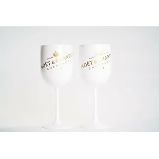 Moet & Chandon Glas White Imperal Champagner 2 Stück / 2 pcs. - Weiß