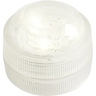 HobbyFun LED Teelicht wasserdicht 3 Lichtquellen 3 cm Durchmesser