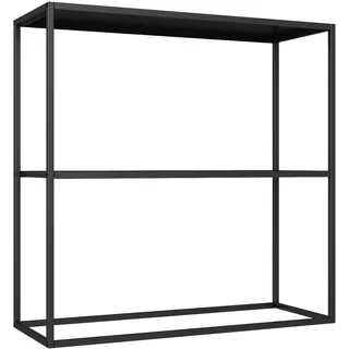[en.casa] Strömstad Konsolentisch 80x80x26cm Schwarz