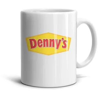 NA Dennys weiße Keramikbecher Kaffeebecher oder Teebecher
