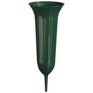GRABVASE rund aus Kunststoff, Höhe:21 cm