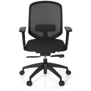 hjh OFFICE Drehstuhl Profi Bürostuhl DELIGHT PRO Stoff/Netzstoff (1 St), Schreibtischstuhl ergonomisch schwarz