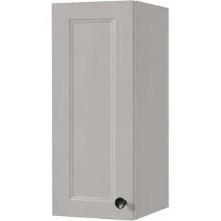 nobilia® Hängeschrank "Cascada", Ausrichtung wählbar, vormontiert, in drei Breiten: 30, 40 und 60 cm, mit Soft-Close-Funktion grau 30 cm x 72 cm x 37,2 cm