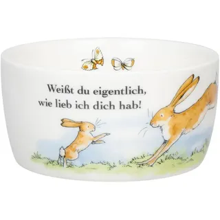 Könitz Müslischale Weißt du eigentlich, 380 ml, Porzellan braun