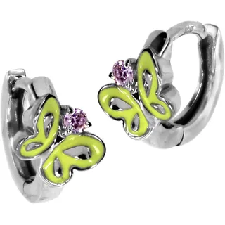 Ostsee-Schmuck Creolen Ostsee-Schmuck weiß 925 11x7mm