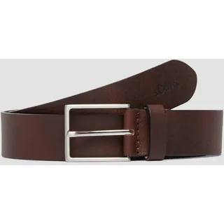 s.Oliver Gürtel Leder 110 cm Braun