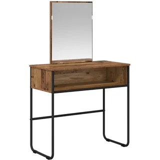 Maison Exclusive - Schminktisch Mit Regal Altholz 81 X 40 X 131 C