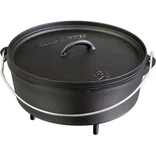 Camp Chef Classic 12 Dutch Oven – Dutch Oven Topf aus Gusseisen mit Deckel für drinnen und draußen Kochen – 30,5 cm Dutch Oven – 6 Quarts