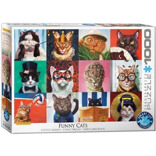 Eurographics 6000-5522 - Lustige Katzen Puzzle 1.000 Teile