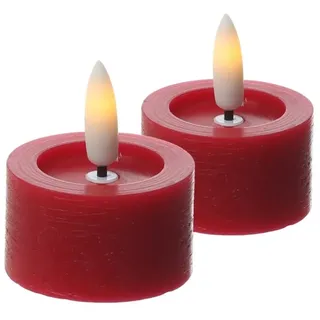 441 LED Teelichter Lina 4,5 cm rot 2 St.