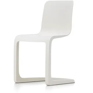Vitra - EVO-C Vollkunststoff-Stuhl, elfenbein