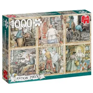 Anton Pieck Handwerker 1000 Teile Puzzle