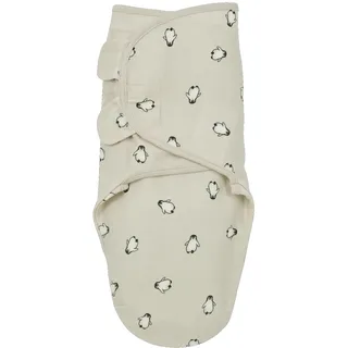 MEYCO Pucktuch 0-3M. Swaddle 1,0TOG Neugeborene Penguin Soft Sand