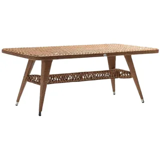 aea Gartentisch 180 x 100 x 75 cm Braun