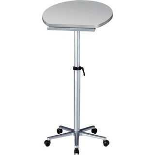 Maul Stehpult Silber 9304182 Farbe der Tischplatte: Grau höhenverstellbar, rollbar max. Höhe: 120cm