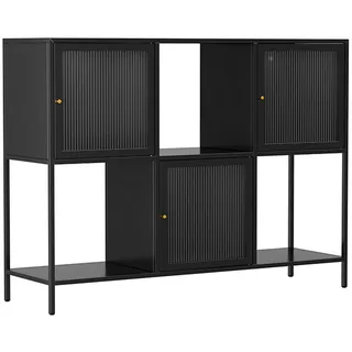 Oviala 120 x 90 x 35 cm Schwarz