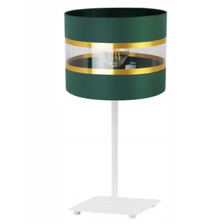 Stehlampe Nachttisch Lampe eleganter Schirm gold 20 cm