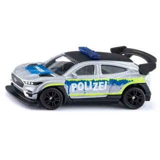 Siku 1110 - Ford Mustang Mach-E 1400 Custom Polizei-Spielzeugauto, 80x35x25mm