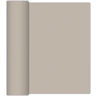 Ava 40cm Papiertischläufer 6m Rolle Stoffähnliches Tischband Taupe
