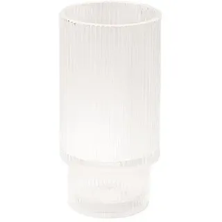 Geriffeltes Latte-Glas, 320 ml