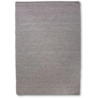 Allgäuer Teppichmanufaktur Webteppich Alpina Elegance 130 x 200 cm Schurwolle Grau Hellgrau