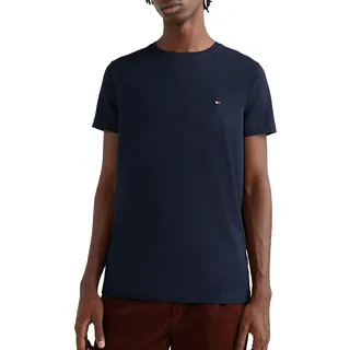 Tommy Hilfiger Core Stretch Extra Slim Fit Kurzarm-T-Shirt Desert Sky XL