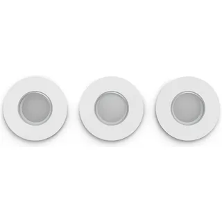 Philips, Einbauleuchte, Hue Adore indbygningsspot til badevrelse 3-pak (GU10, Aluminium, Glas, Kunststoff)