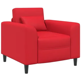 vidaXL Sessel Rot Kunstleder 72 x 71 x 70 cm Rot