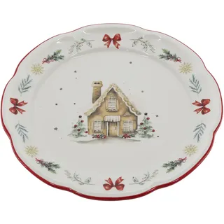 Chic Antique Chalet de NOEL Weihnachtsteller Ø Gr.: onesize
