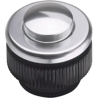 Grothe Klingeltaster rund 11,5mm Knopf alu, Hülse alu PROTACT 310 AL