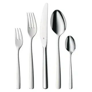 WMF Besteck-Set Professional Base, Edelstahl 18/10, für 12 Personen, silber poliert, 60-teilig