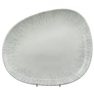 Bonna 6x Speiseteller Geschirr Porzellan flach 24 cm Iris Vago