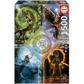 Educa - Puzzle von 1500 Teilen für Erwachsene | Elemental Magic Star Graphic Designer, Anne Stokes. Messen: 85 x 60 cm. Seit 14 Jahren (19941)