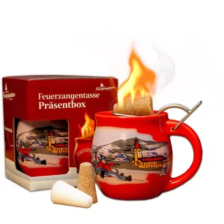 Feuerzangentasse 1er-Set, Rot/Winter - für Feuerzangenbowle
